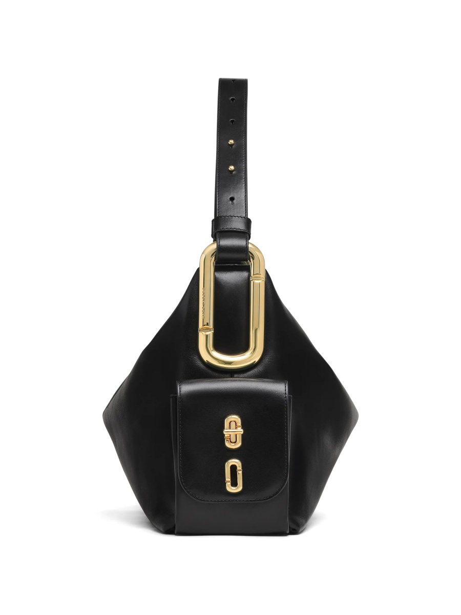 Geanta de umar Marc Jacobs neagra din piele - Img 5