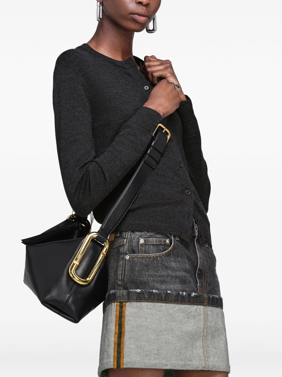 Geanta de umar Marc Jacobs neagra din piele - Img 3