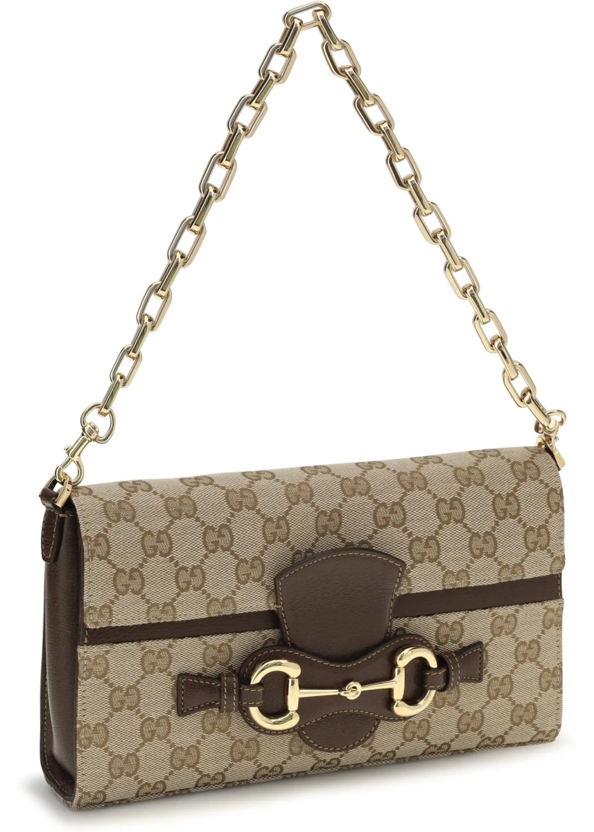 Geanta de umar Medium Horsebit Ristretto Shoulder Bag - Img 2