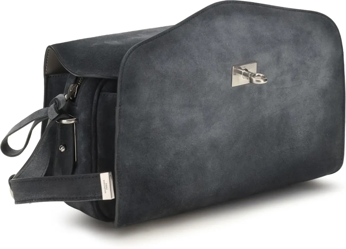 Geanta de umar Medium Le 7 Suede Shoulder Bag - Img 2