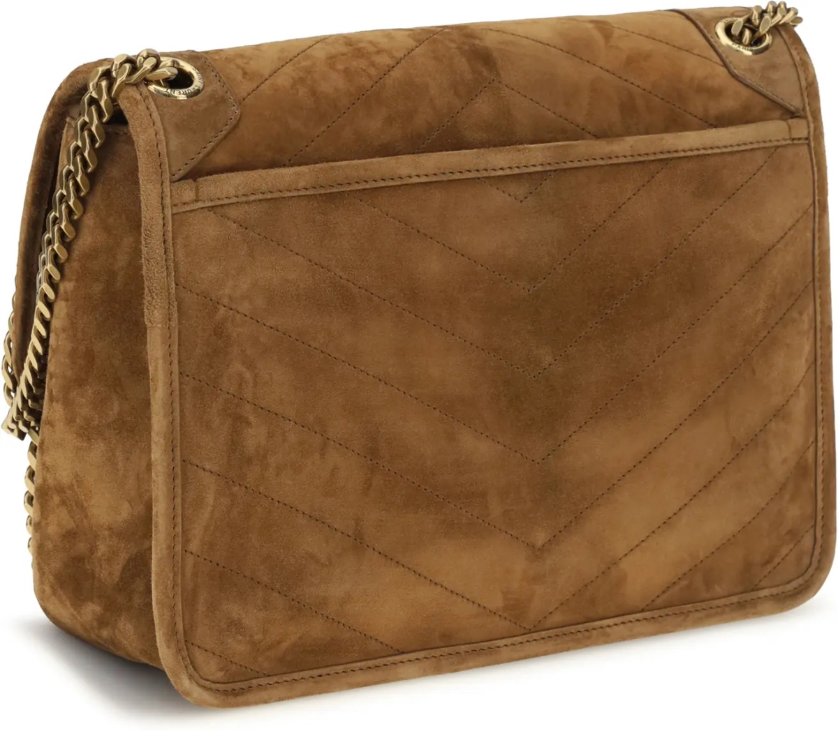 Geanta de umar Medium Niki suede Shoulder Bag - Img 3