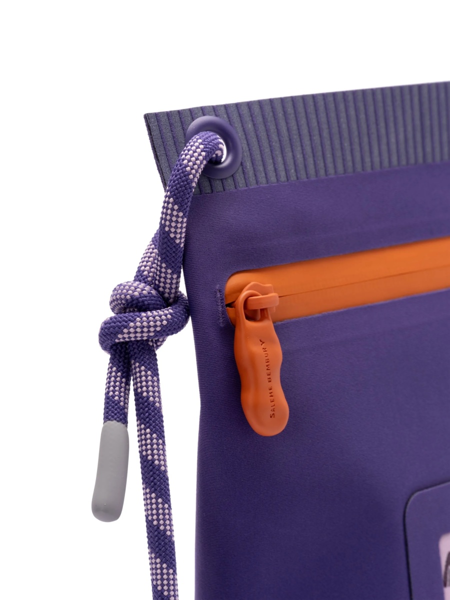 Geanta de umar Moncler violet din poliamida - Img 5