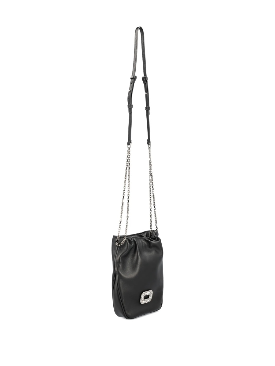 Geanta de umar Roger Vivier neagra din piele - Img 2