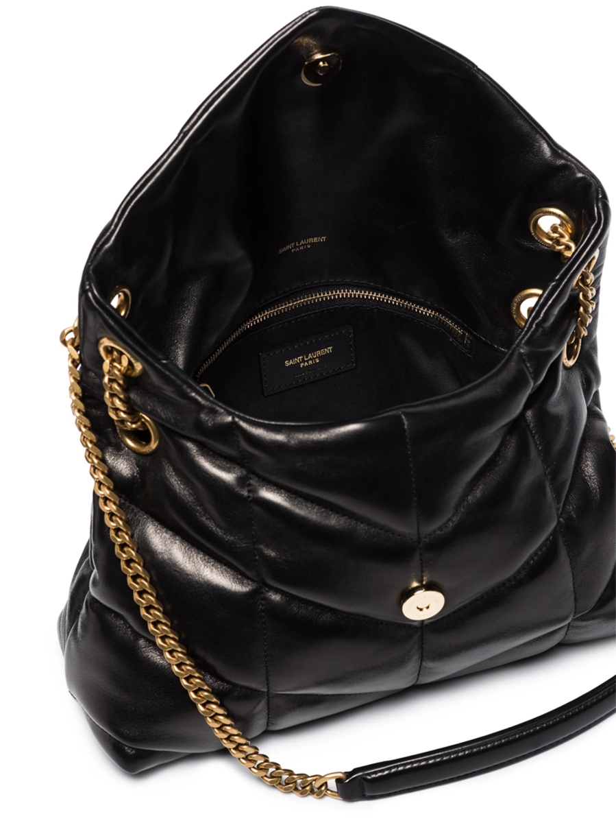 Geanta de umar Saint Laurent Loulou neagra - Img 5