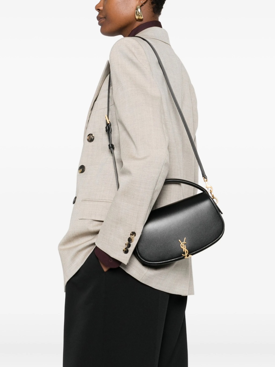Geanta de umar Saint Laurent neagra din piele - Img 2