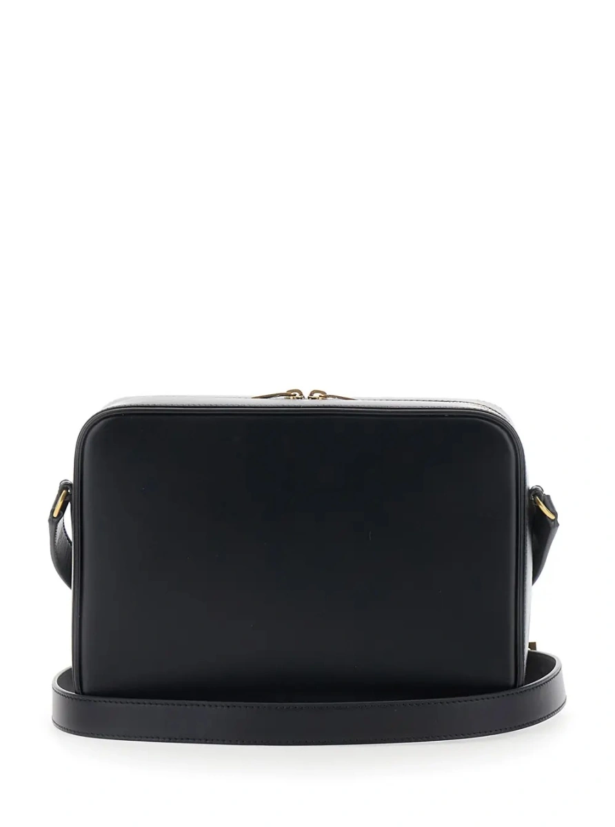 Geanta de umar Saint Laurent neagra din piele - Img 2