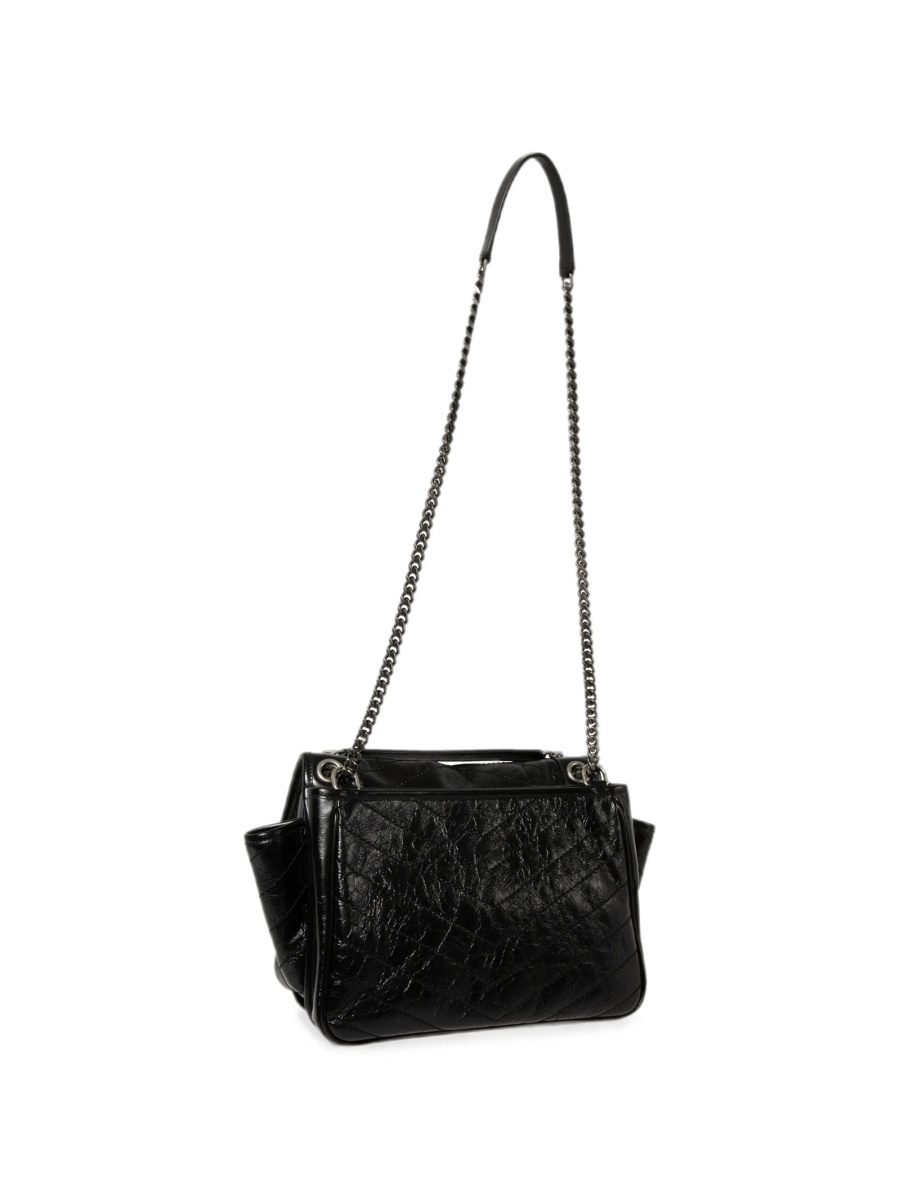Geanta de umar Saint Laurent Niki neagra din piele - Img 2