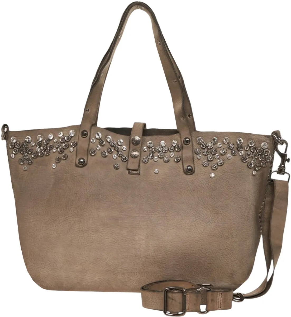 Geanta de umar Shopper made of leather - Img 4