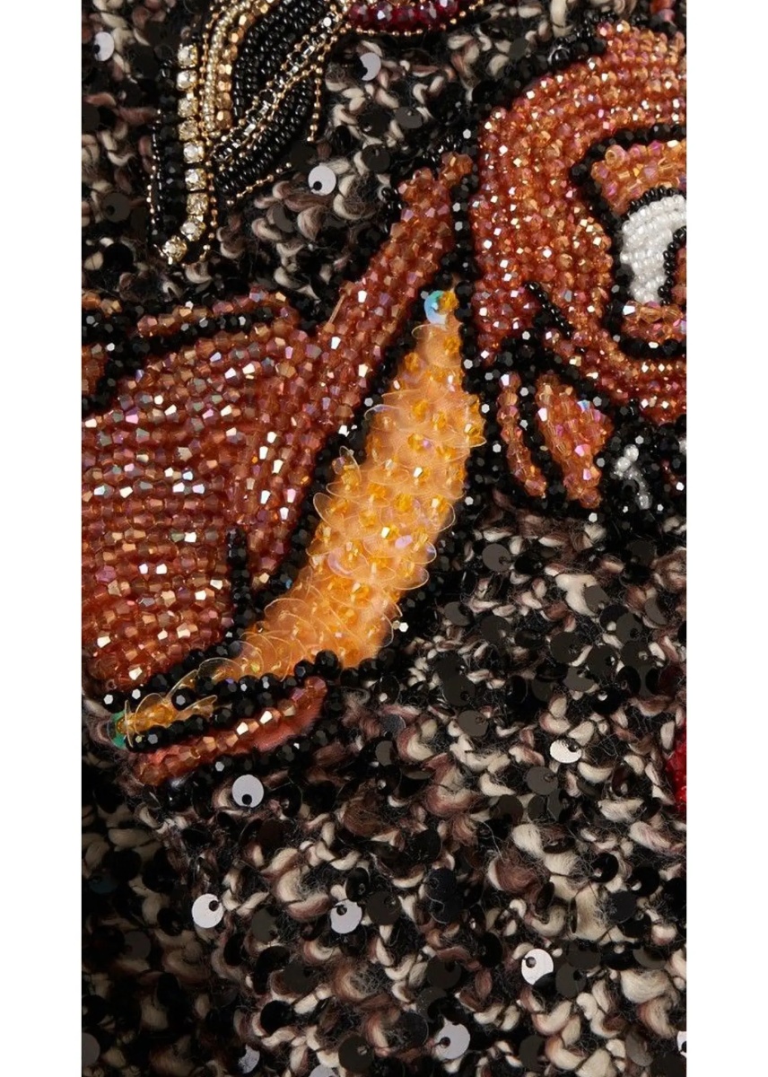Geanta de umar Shoulder bag with rhinestone application - Img 4