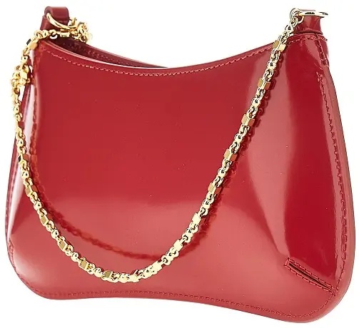 Geanta de umar Small 'Bisou Chaine' leather bag - Img 2