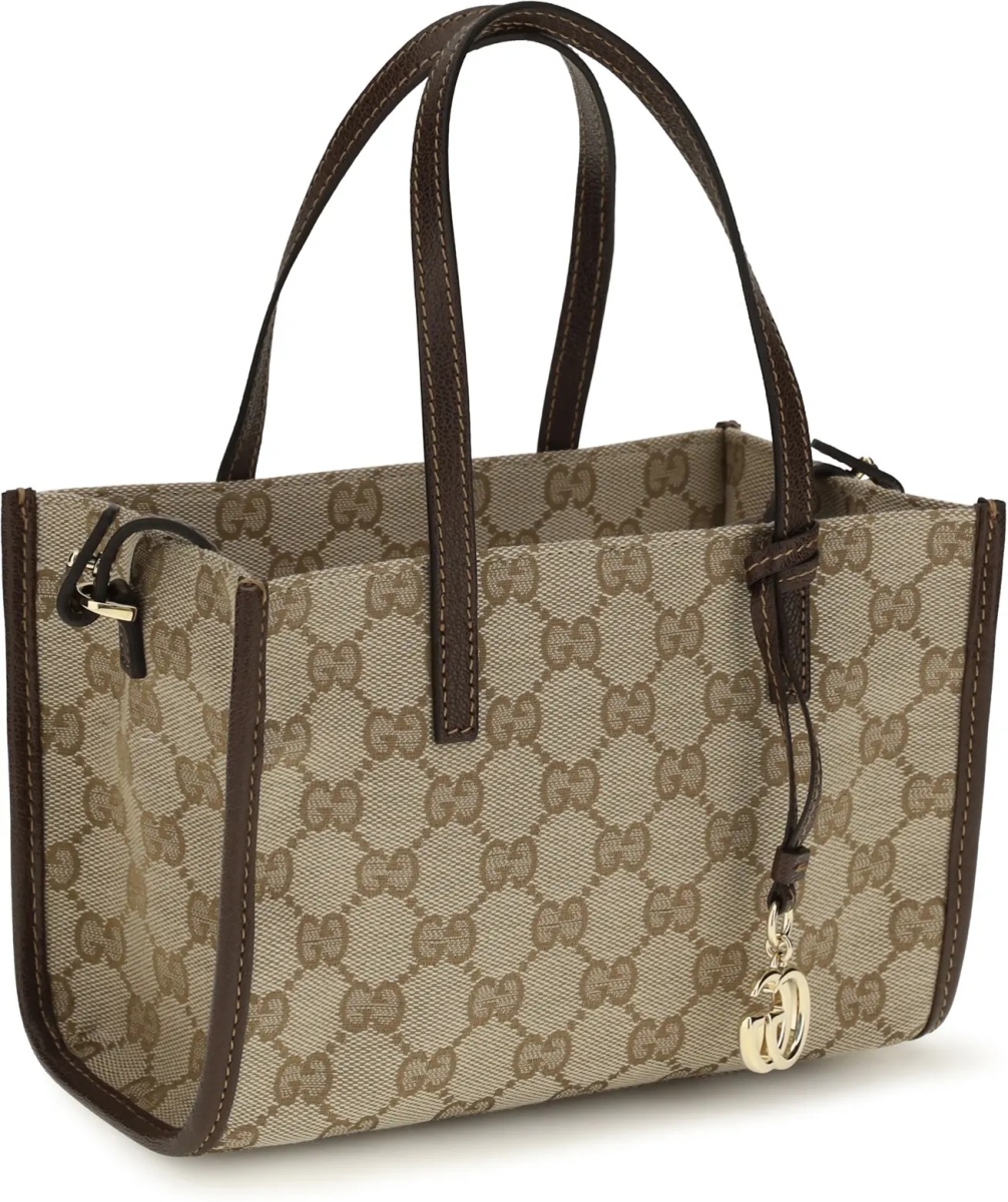 Geanta de umar Small Shoping Bag with GG charm - Img 2