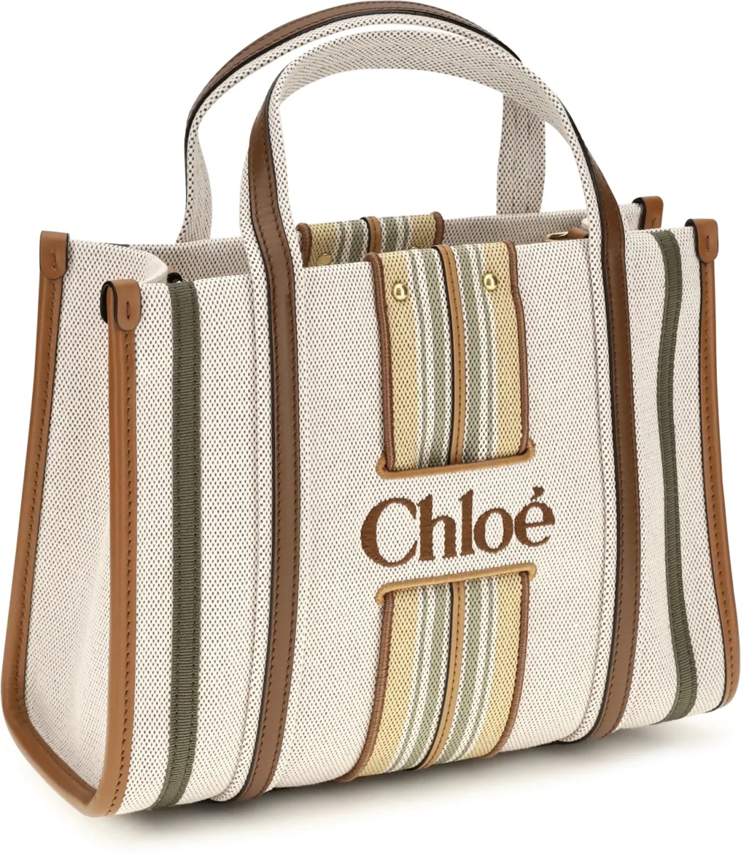 Geanta de umar Small Woody Loop canvas Tote Bag - Img 2