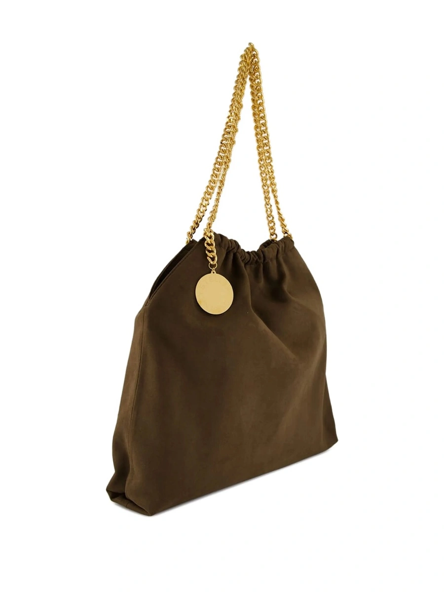 Geanta de umar Stella McCartney falabella maro din poliamida si polyester - Img 3