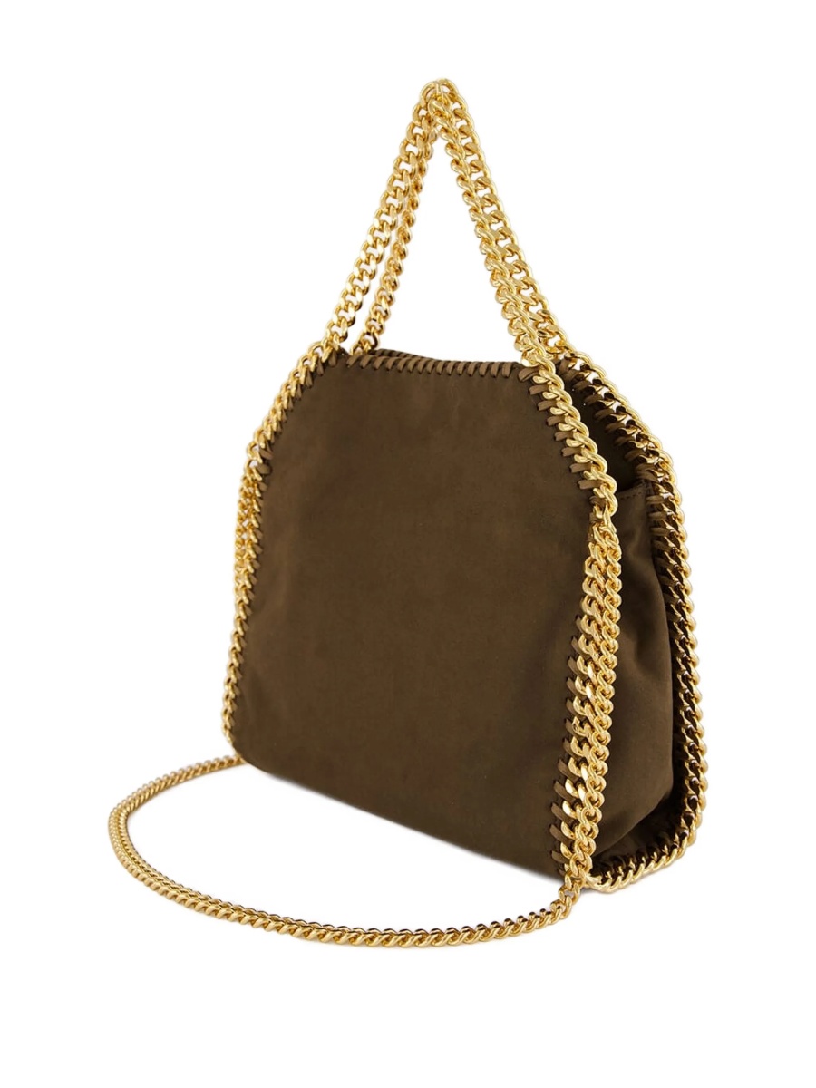 Geanta de umar Stella McCartney falabella maro din polyester si poliamida - Img 3