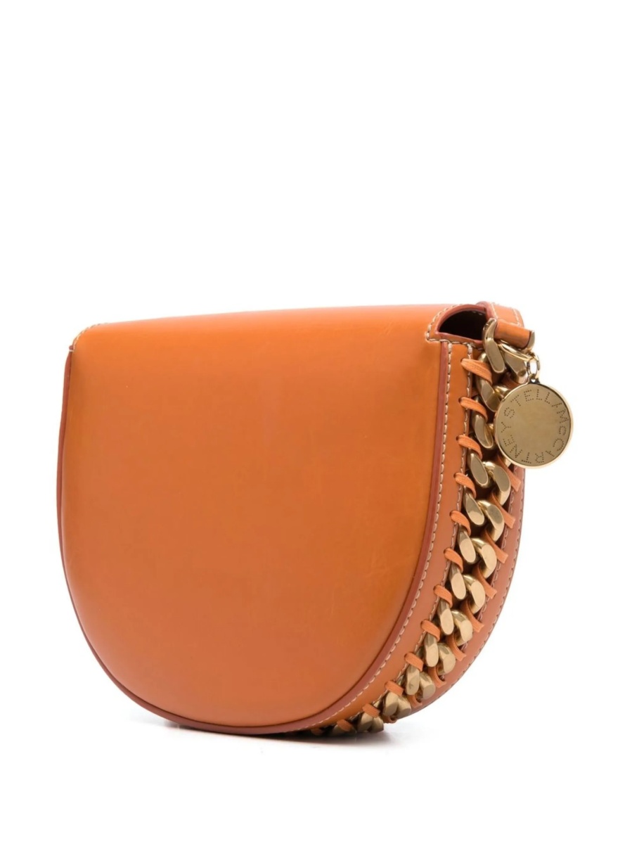 Geanta de umar Stella McCartney falabella portocalie din poliamida si poliuretan - Img 3