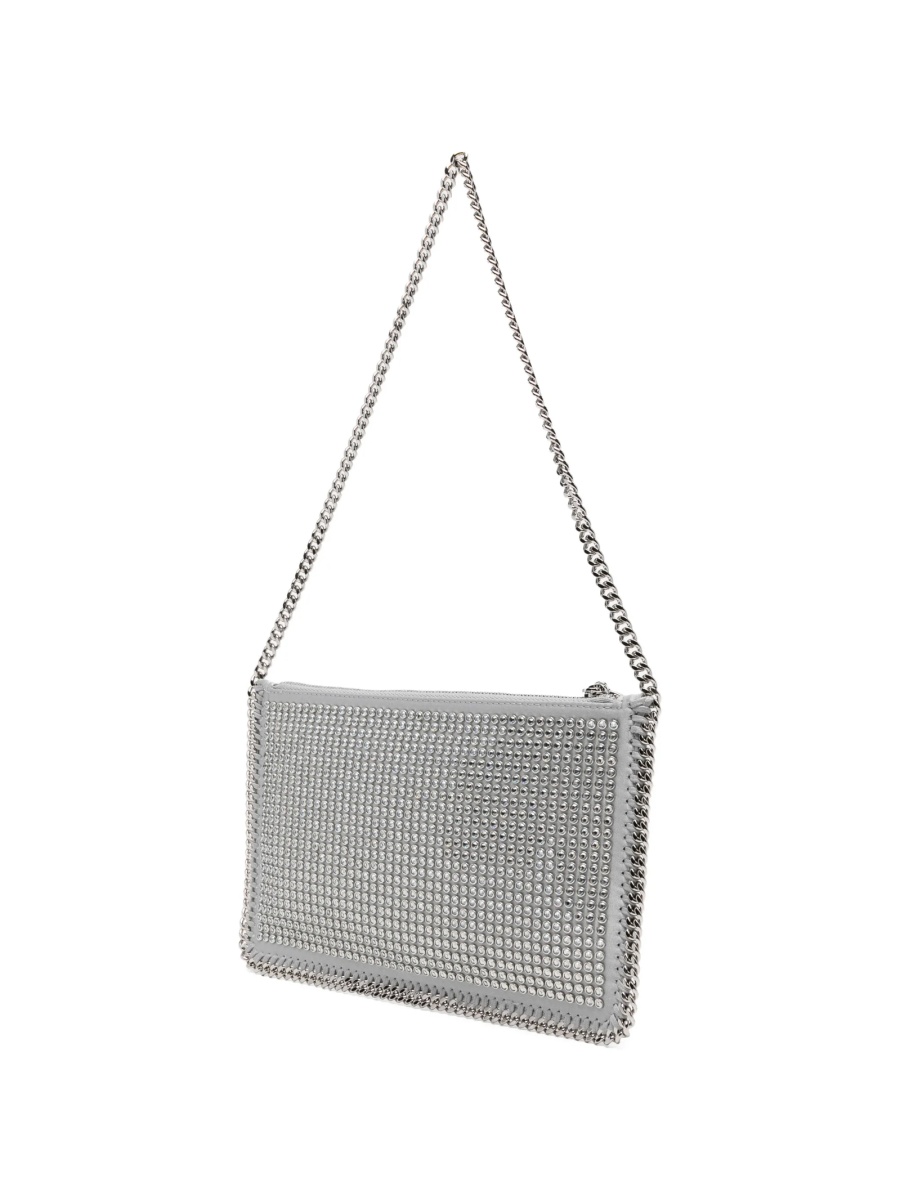 Geanta de umar Stella McCartney gri din material textil - Img 3