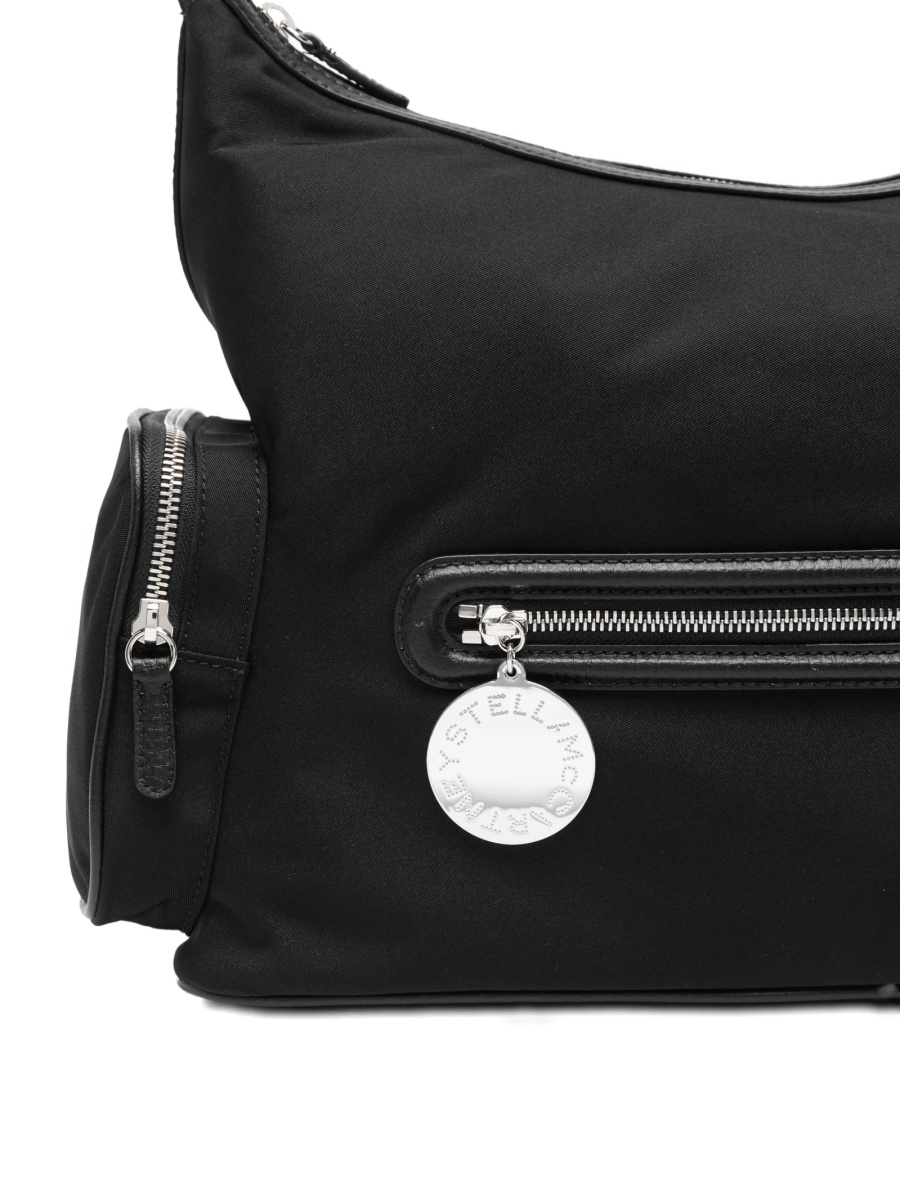 Geanta de umar Stella McCartney neagra din polyester - Img 4