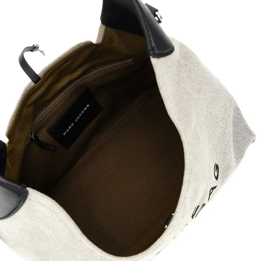 Geanta de umar 'The Sack Bag' canvas shoulder bag - Img 3