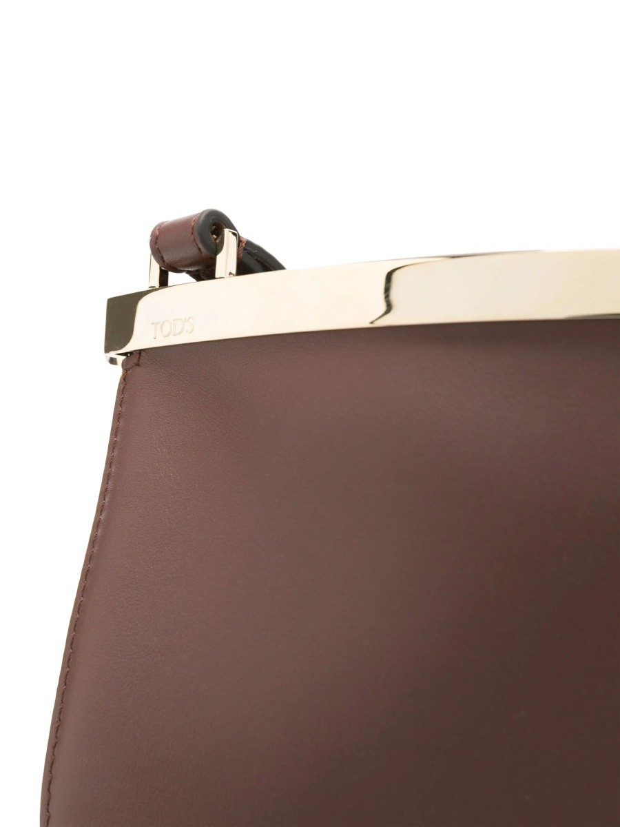 Geanta de umar TOD'S maro din piele - Img 3
