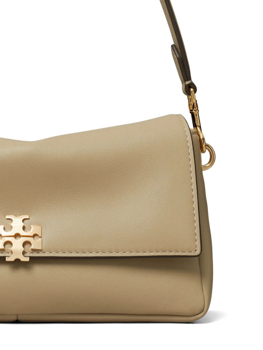 Geanta de umar Tory Burch neutra din piele - Img 5