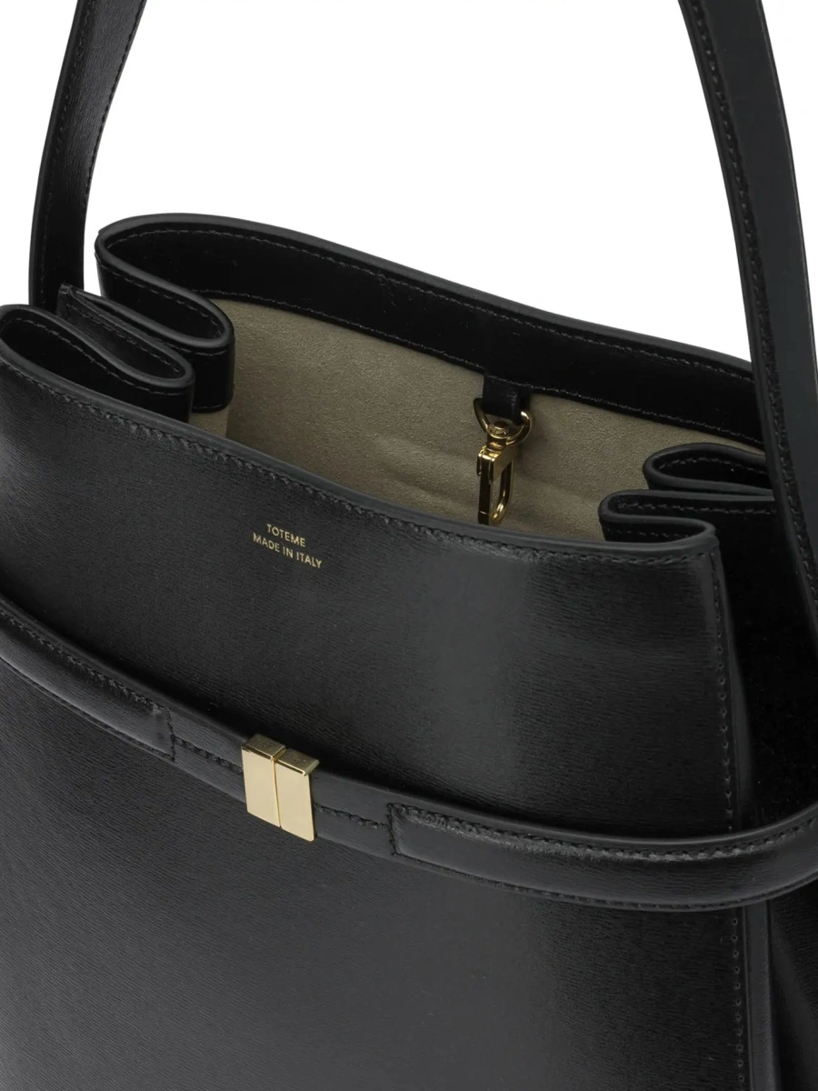 Geanta de umar TOTÊME Small leather shoulder bag - Img 5