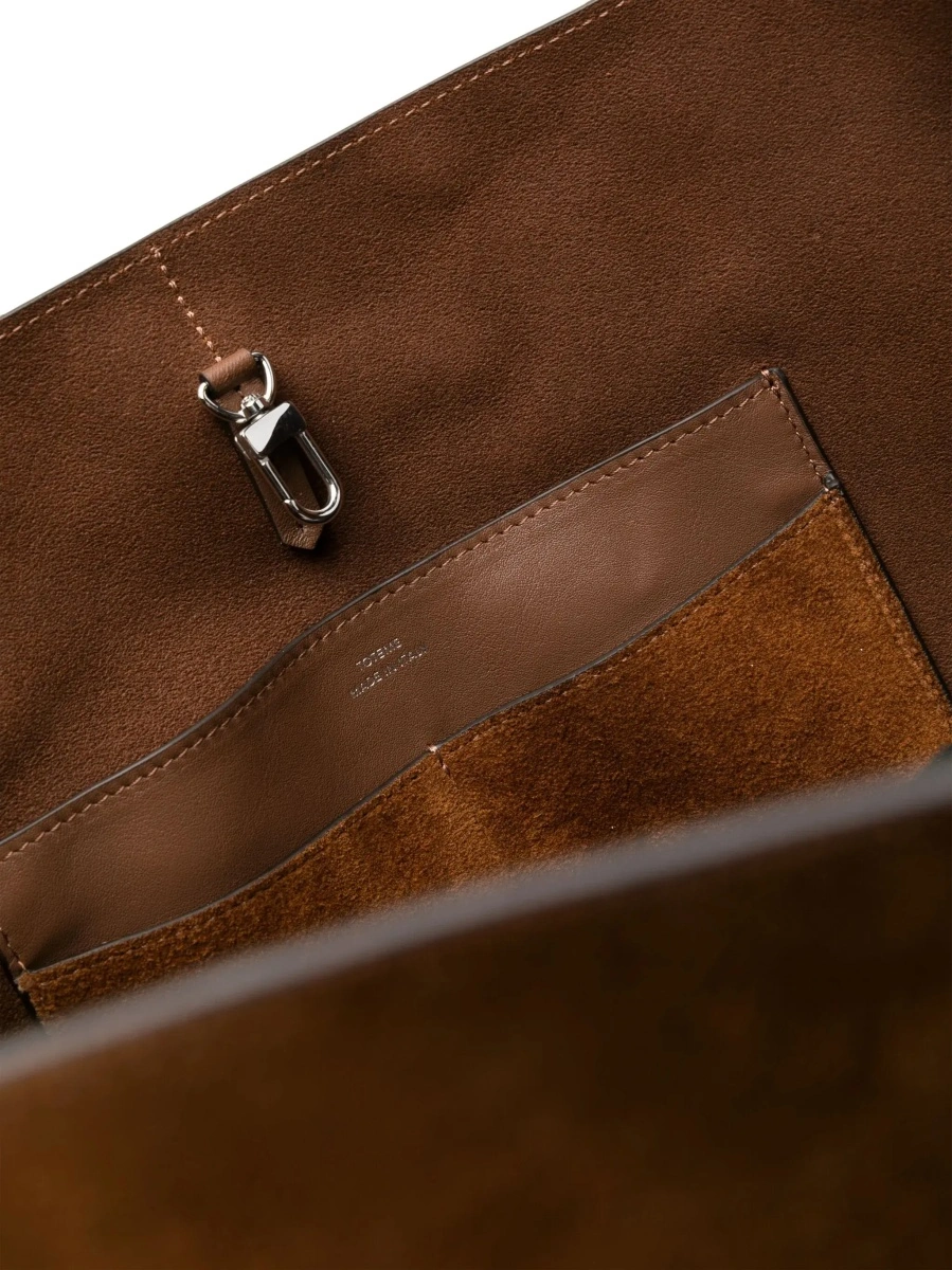 Geanta de umar TOTÊME Suede medium shoulder bag - Img 9