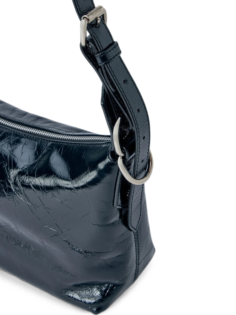 Geanta de umar Vivienne Westwood neagra din piele - Img 4
