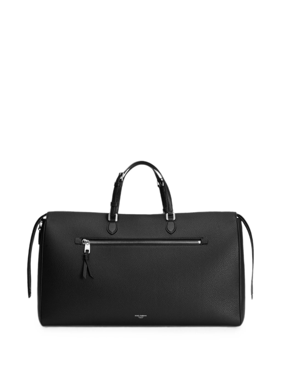 Geanta de voiaj Dolce &amp; Gabbana neagra din piele si pvc - Img 2