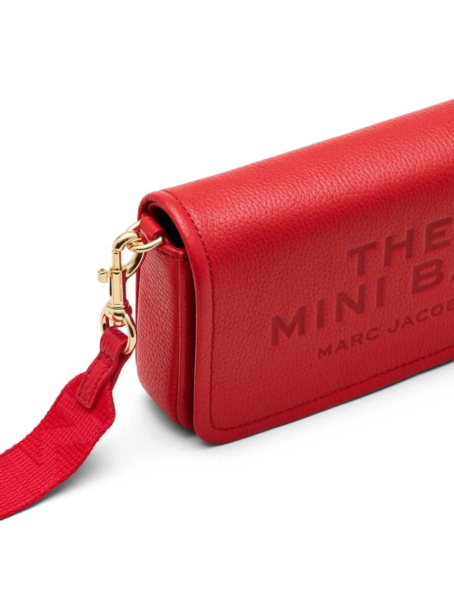 Geanta mini Marc Jacobs rosie din piele - Img 3