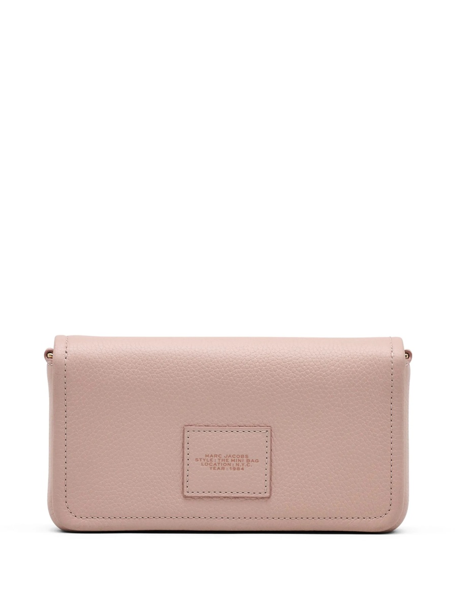 Geanta mini Marc Jacobs roz din piele - Img 4