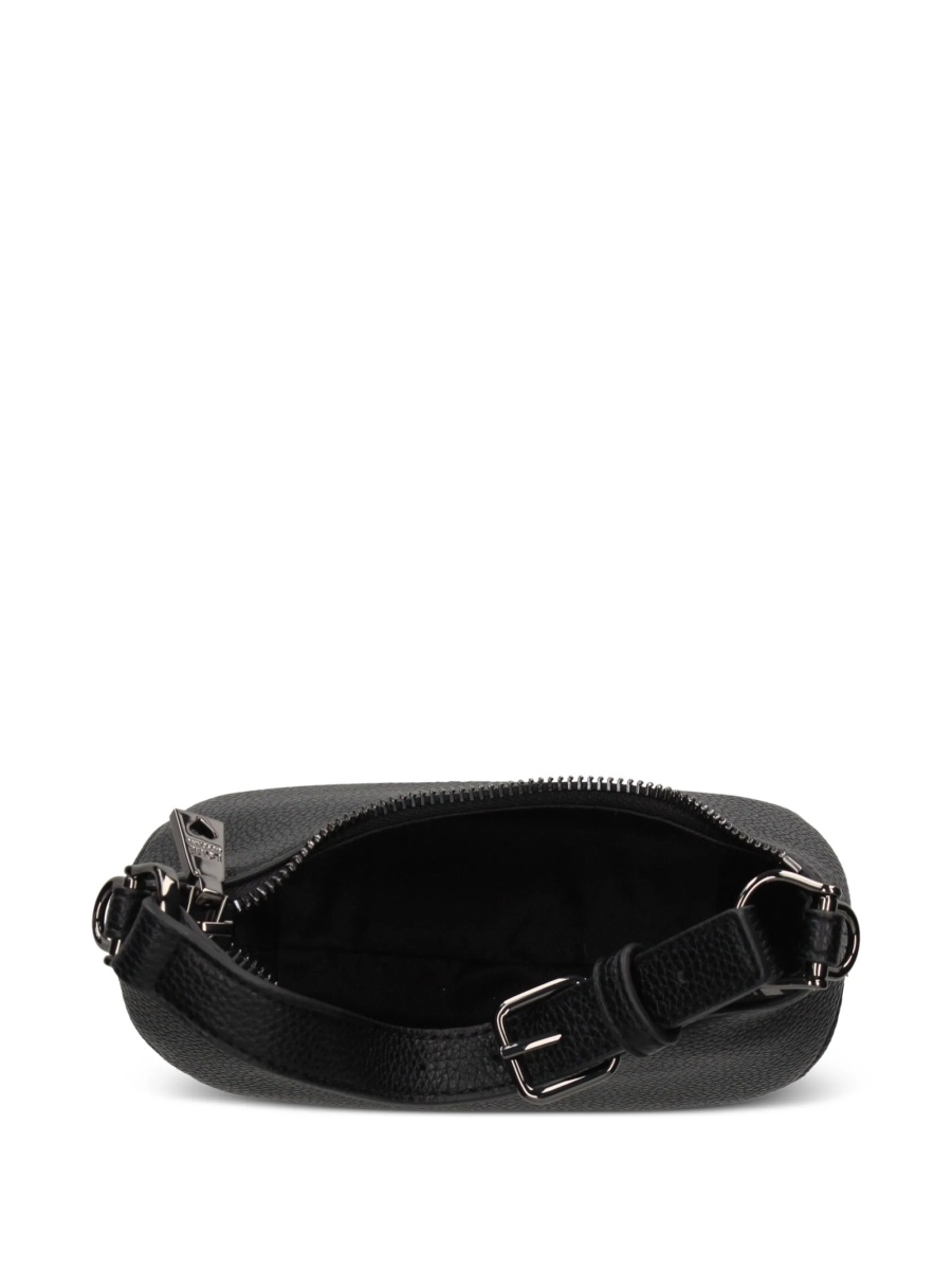 Geanta mini Moschino neagra din poliuretan - Img 4