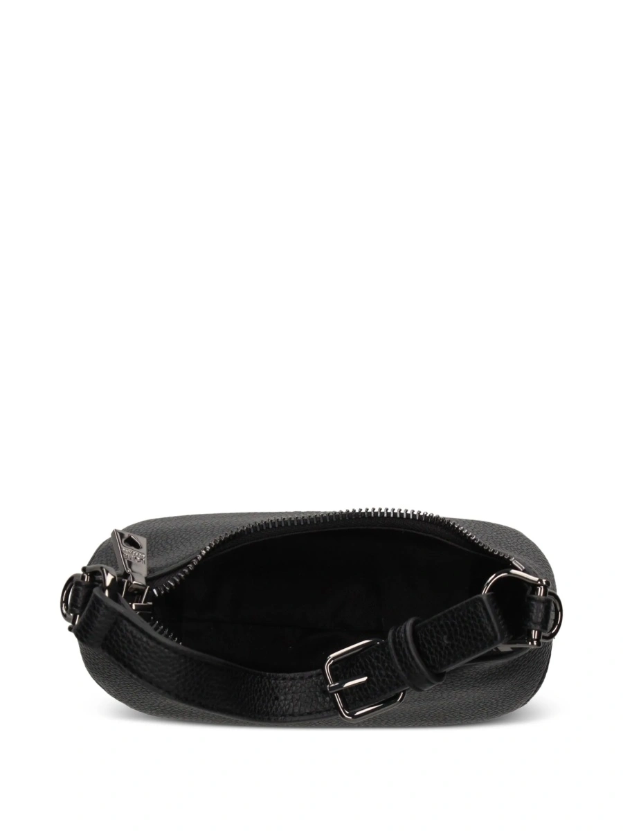 Geanta mini Moschino neagra din poliuretan - Img 4