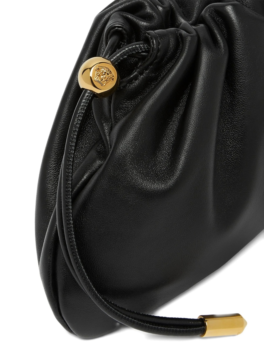 Geanta plic Versace neagra din piele - Img 4