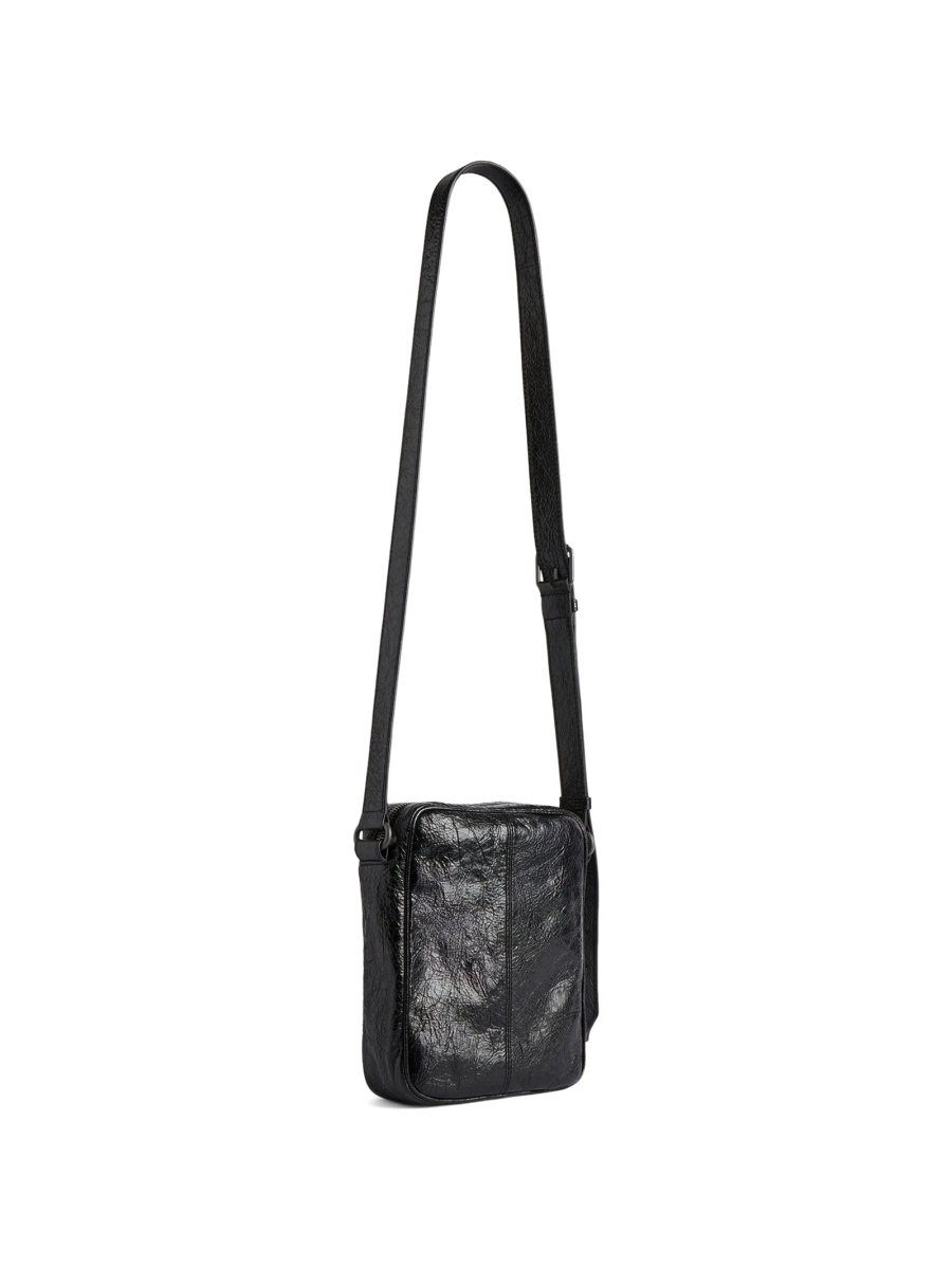 Geanta tip postas Balenciaga neagra din piele - Img 2