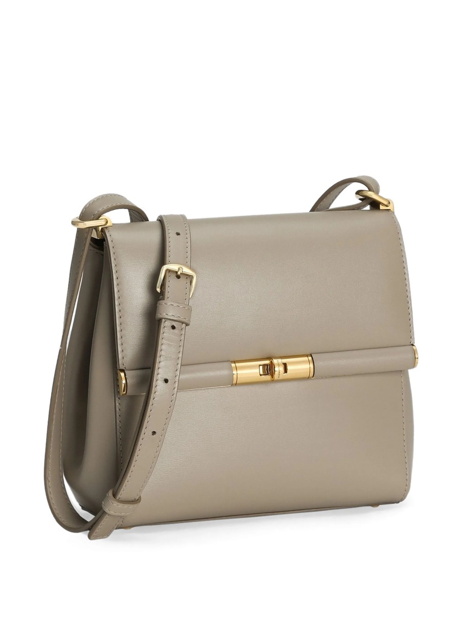 Geanta tip postas Dolce &amp; Gabbana neutra din piele - Img 4