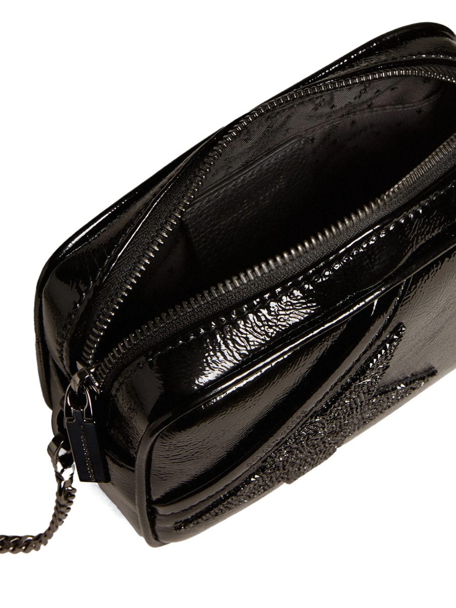 Geanta tip postas Golden Goose star neagra din piele - Img 4
