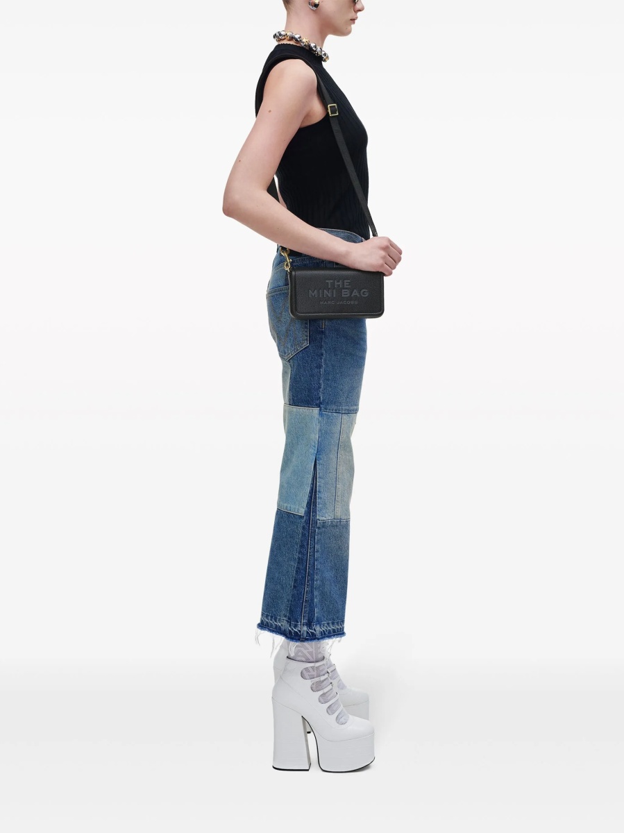 Geanta tip postas Marc Jacobs neagra din piele - Img 2