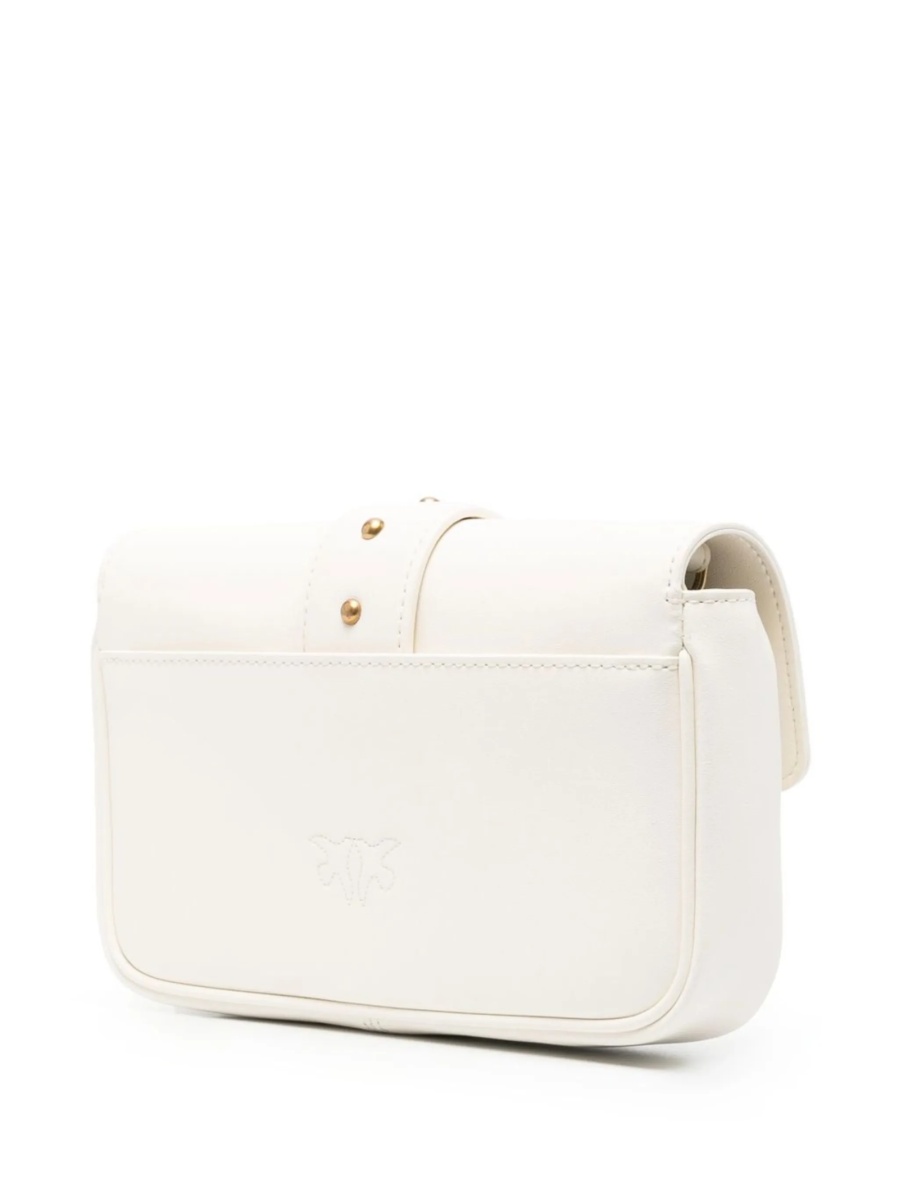 Geanta tip postas Pinko neutra din piele - Img 4
