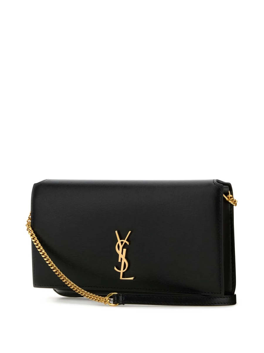 Geanta tip postas Saint Laurent neagra din piele - Img 3