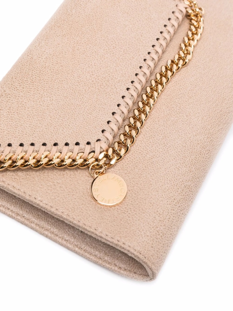 Geanta tip postas Stella McCartney falabella neutra din polyester - Img 5