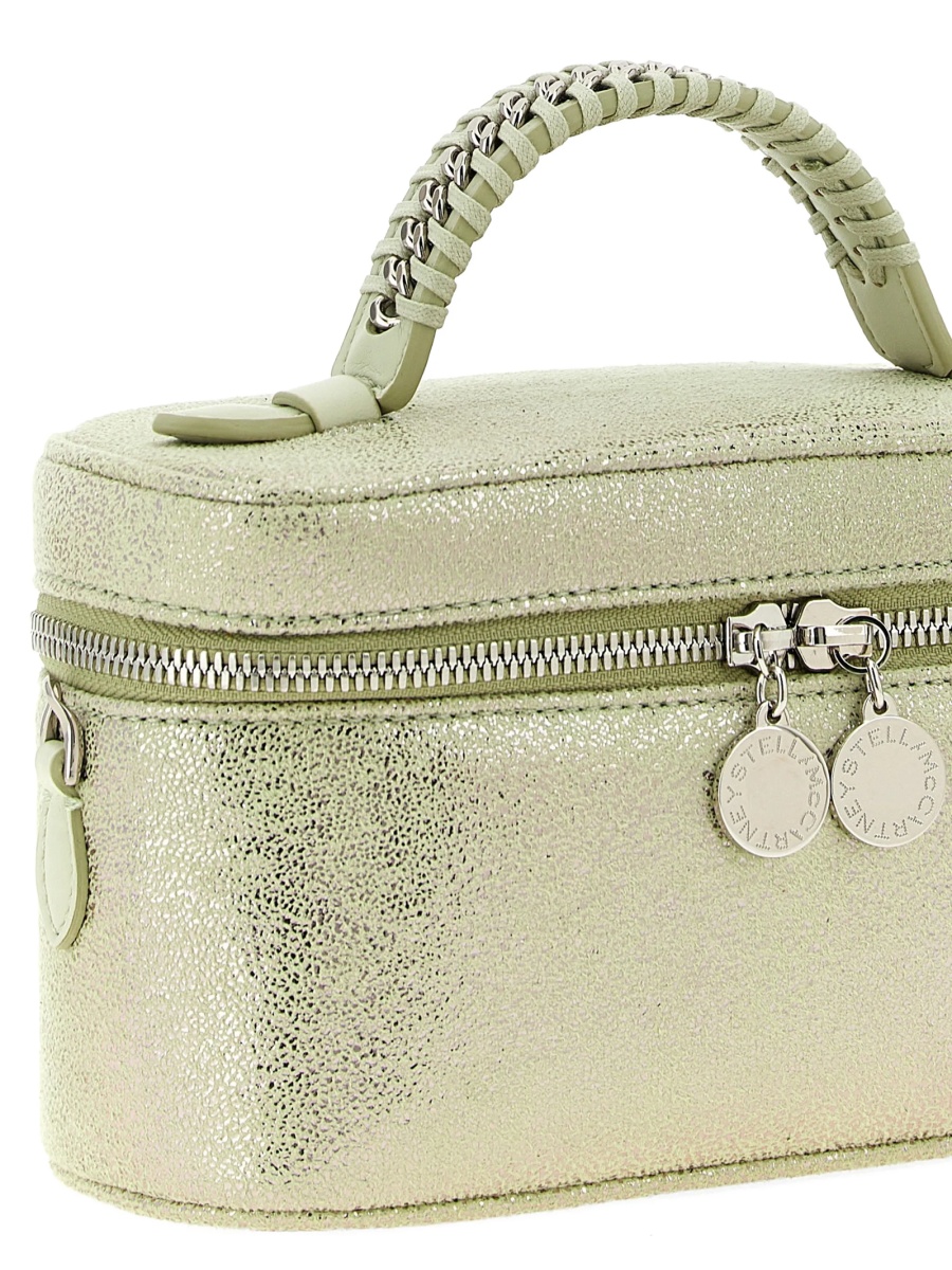 Geanta tip postas Stella McCartney falabella verde din polyester - Img 3