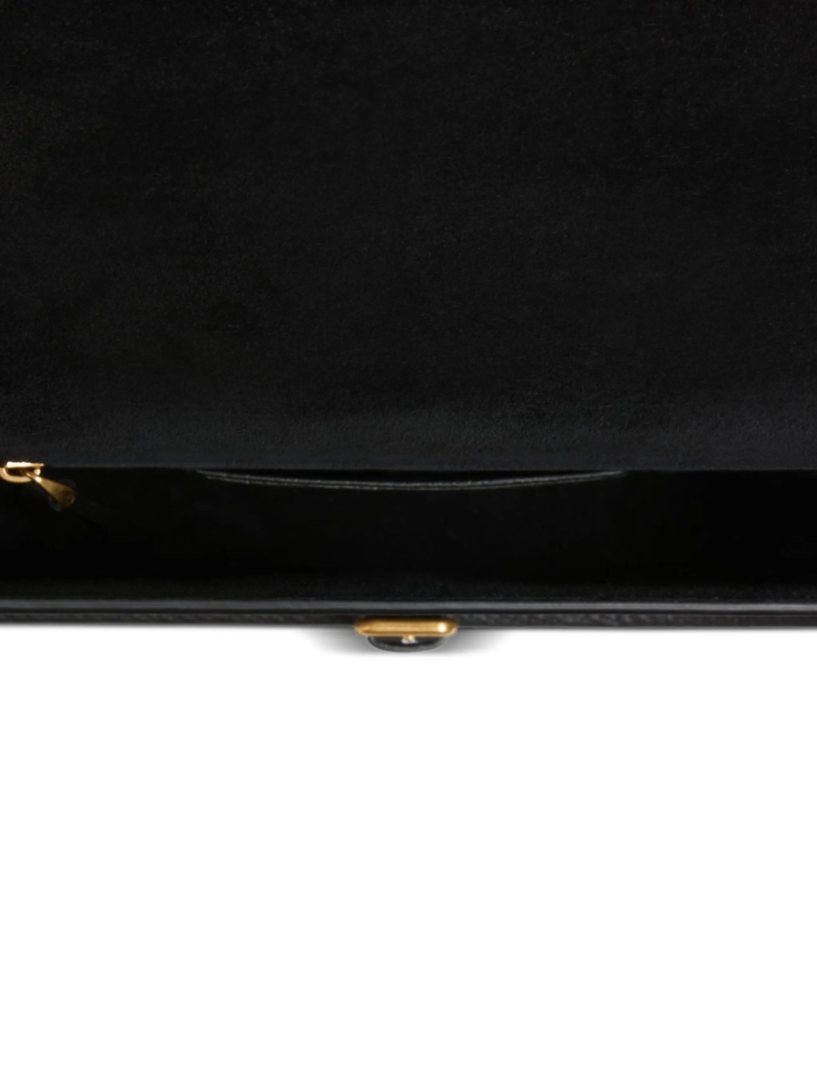 Geanta tip postas Valentino Garavani neagra din piele - Img 4