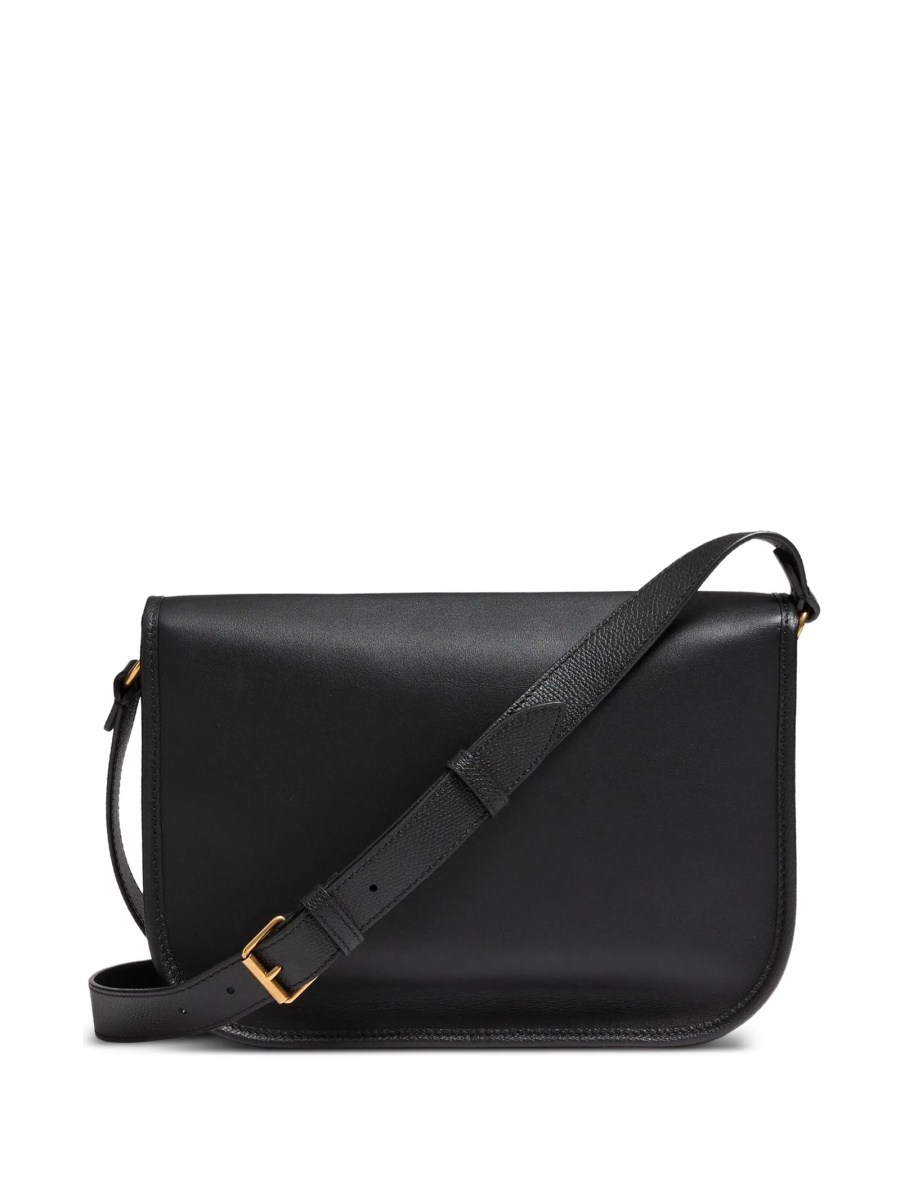 Geanta tip postas Valentino Garavani neagra din piele - Img 3