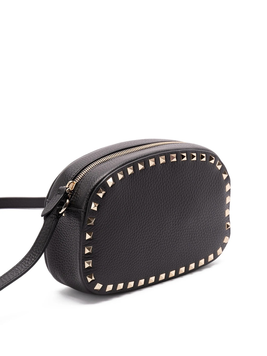 Geanta tip postas Valentino Garavani Rockstud neagra - Img 3