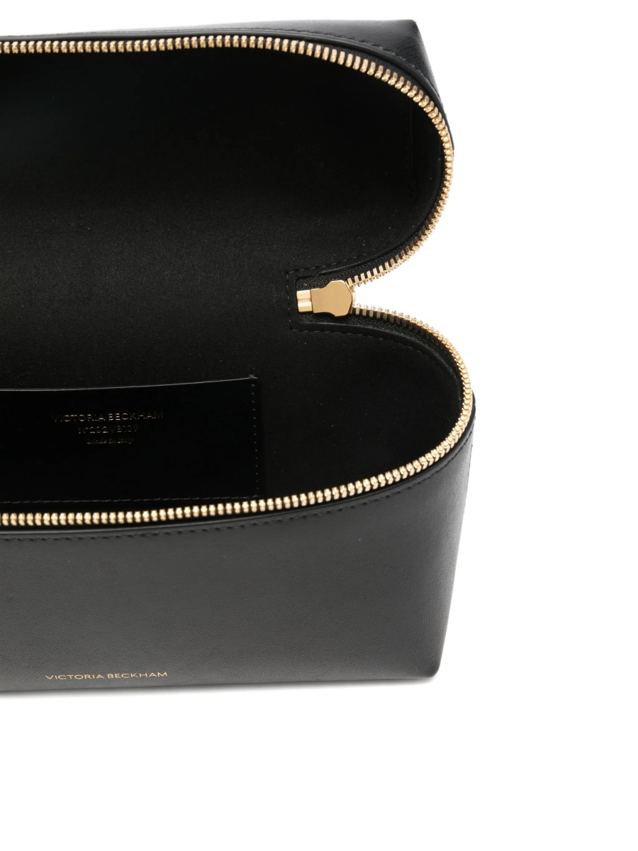 Geanta tip postas Victoria Beckham neagra din bos taurus - Img 5