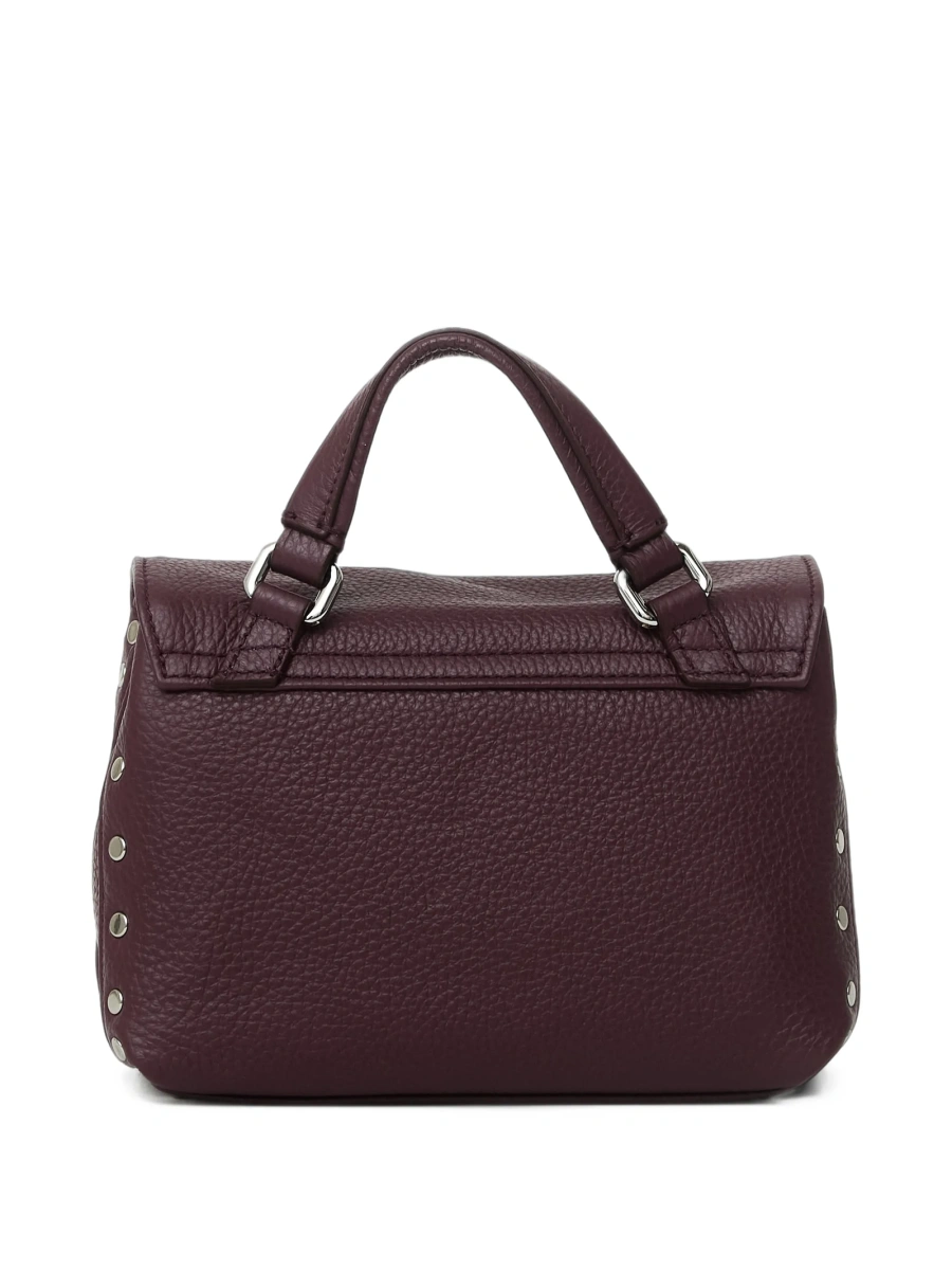 Geanta tip postas Zanellato violet din piele - Img 2