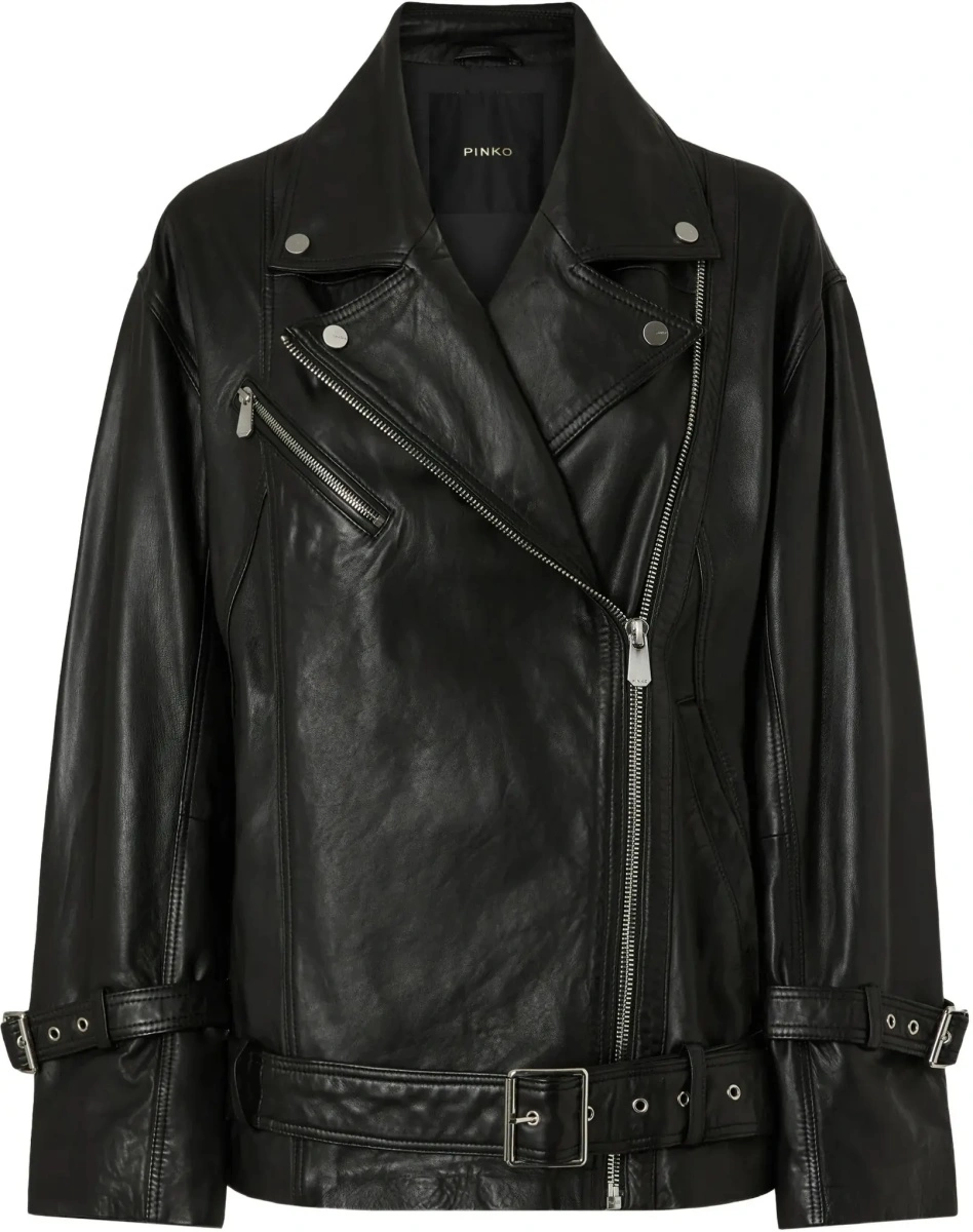 Geci Leather biker Jacket - Img 5