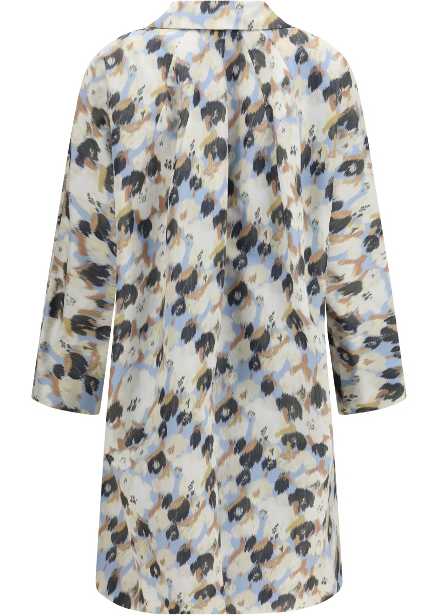 Geci Printed button parka Coat - Img 2