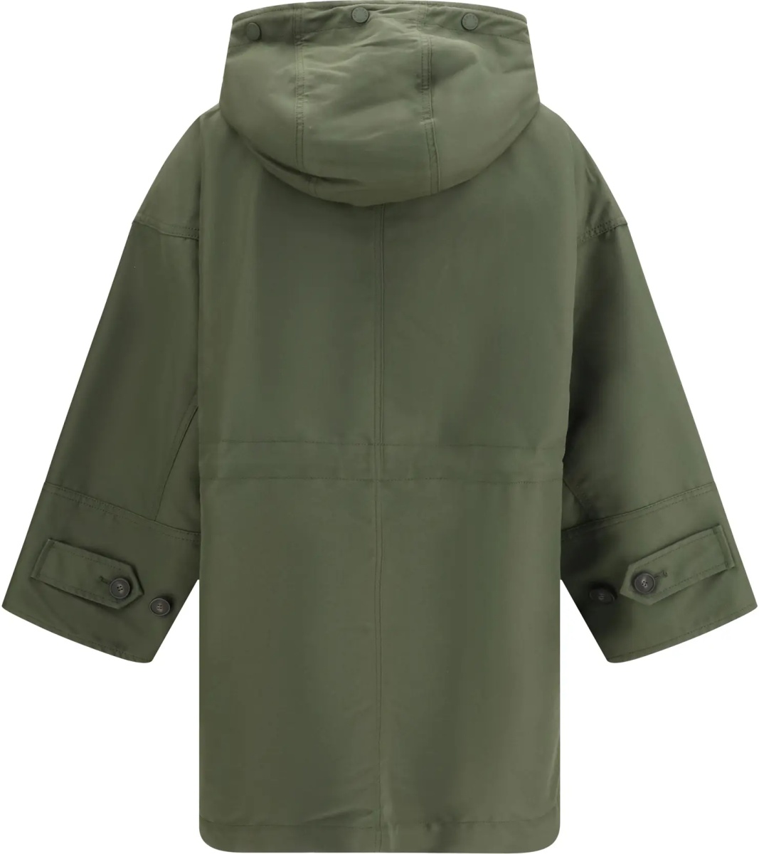 Geci Water-repellent canvas midi Parka - Img 2