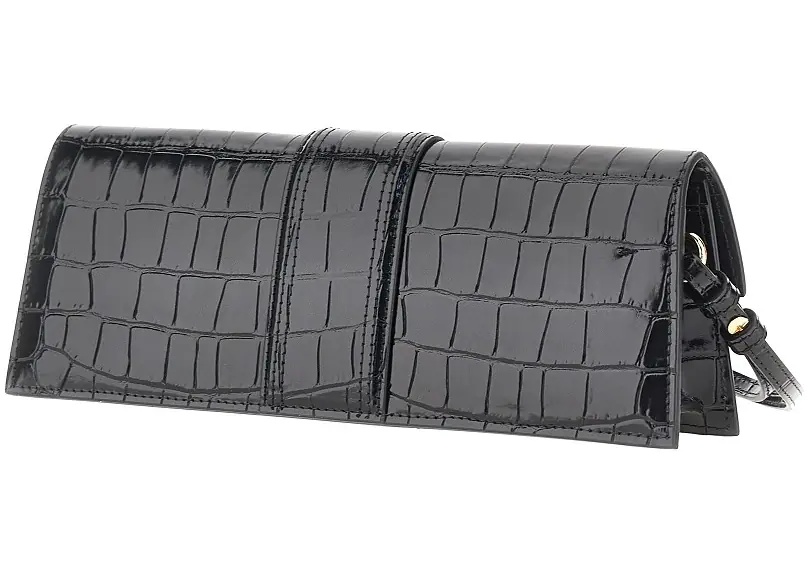Genti Croco-embossed leather 'Bambino' clutch - Img 2